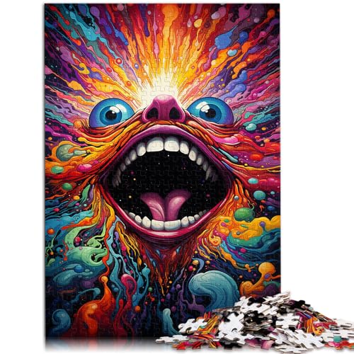 Puzzle für Erwachsene, 1000 Teile, Bizarre, farbenfrohe Monster, Lernpuzzle, Geschenkideen,38x52cm, für 14-Jährige Puzzle für Erwachsene, 1000 Teile, Bizarre, farbenfrohe Monster, Lernpuzzle, Geschenkideen,38x52cm, für 14-Jährige von SYUNFEI