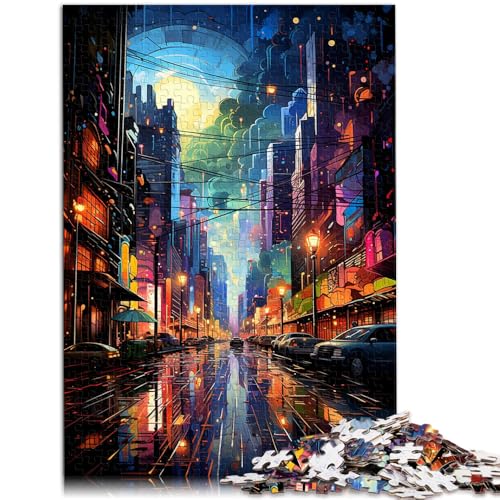 Puzzle für Erwachsene, 1000 Teile, die Stadt nach dem Regen, pädagogisches Spielzeug zum Stressabbau, 19,7 x 29,5 Zoll, tolle Geschenke und Spielzeuge Puzzle für Erwachsene, 1000 Teile, die Stadt nach dem Regen, pädagogisches Spielzeug zum Stressabbau, 19,7 x 29,5 Zoll, tolle Geschenke und Spielzeuge von SYUNFEI