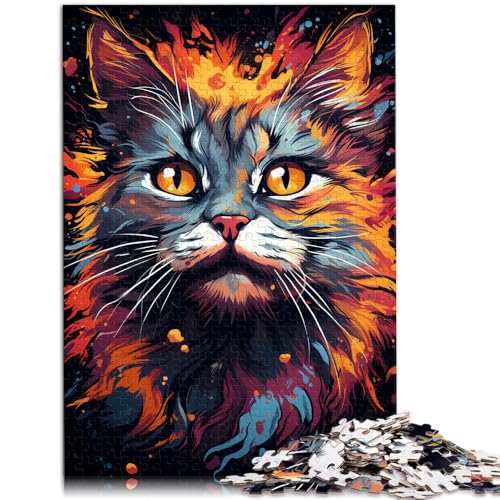 Puzzle für Erwachsene, 1000 Teile, exotische Katze, Denkspiel, 50x75 cm, tolles Geschenk für Teenager ab 14 Jahren Puzzle für Erwachsene, 1000 Teile, exotische Katze, Denkspiel, 50x75 cm, tolles Geschenk für Teenager ab 14 Jahren von SYUNFEI