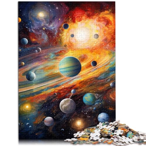 Puzzle für Erwachsene, 1000 Teile, farbenfrohes Universum, Puzzle für Lernspiele, Herausforderungsspielzeug, 50x75 cm, ganze Familie Puzzle für Erwachsene, 1000 Teile, farbenfrohes Universum, Puzzle für Lernspiele, Herausforderungsspielzeug, 50x75 cm, ganze Familie von SYUNFEI