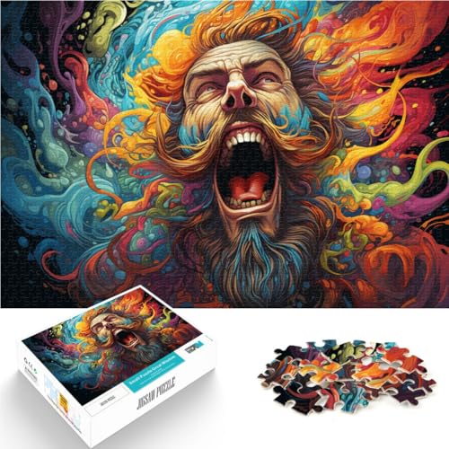 Puzzle 1000 Teile für Erwachsene, farbiges Trampolin für Puzzle-Wanddekoration, einzigartige Geburtstags, 50 x 75 cm, Puzzle 1000 Teile für Erwachsene, farbiges Trampolin für Puzzle-Wanddekoration, einzigartige Geburtstags, 50 x 75 cm, von SYUNFEI