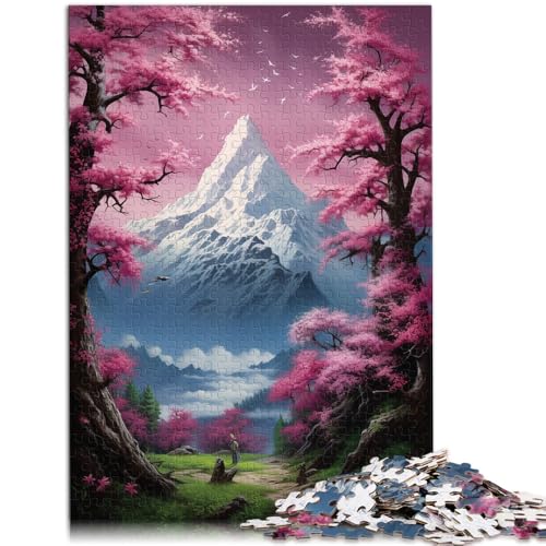1000-teiliges Puzzle für Erwachsene, japanische Berglandschaft, Lernspiel, Herausforderungsspielzeug, Wichtelgeschenk,50x75cm, für Teenager ab 14 Jahren 1000-teiliges Puzzle für Erwachsene, japanische Berglandschaft, Lernspiel, Herausforderungsspielzeug, Wichtelgeschenk,50x75cm, für Teenager ab 14 Jahren von SYUNFEI