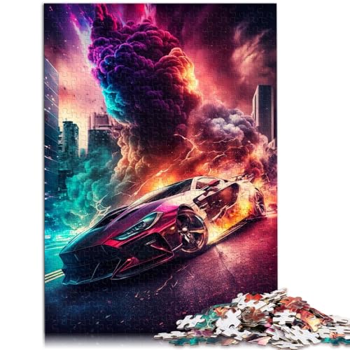 Puzzle für Erwachsene, 1000 Teile, lebendiges Hurrikan-Auto, Familienspaß,50x75cm, Teenager ab 14 Jahren Puzzle für Erwachsene, 1000 Teile, lebendiges Hurrikan-Auto, Familienspaß,50x75cm, Teenager ab 14 Jahren von SYUNFEI
