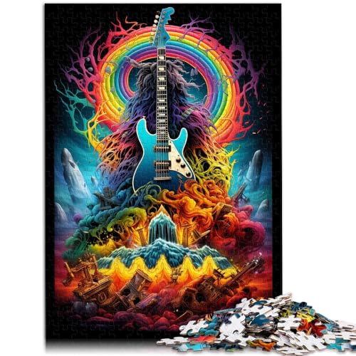 Puzzle für Erwachsene, 1000 Teile, magische Gitarre, Heimdekoration, Puzzle, 14,96 x 20,47 Zoll, Weihnachts Geschenke Puzzle für Erwachsene, 1000 Teile, magische Gitarre, Heimdekoration, Puzzle, 14,96 x 20,47 Zoll, Weihnachts Geschenke von SYUNFEI