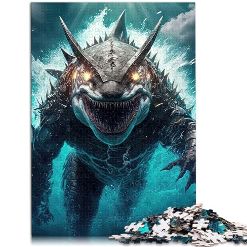Puzzle für Erwachsene, 1000 Teile, mechanischer Hai, pädagogische Herausforderung, 19,7 x 29,5 Zoll, tolles Geschenk, geeignet für Teenager ab 14 Jahren Puzzle für Erwachsene, 1000 Teile, mechanischer Hai, pädagogische Herausforderung, 19,7 x 29,5 Zoll, tolles Geschenk, geeignet für Teenager ab 14 Jahren von SYUNFEI