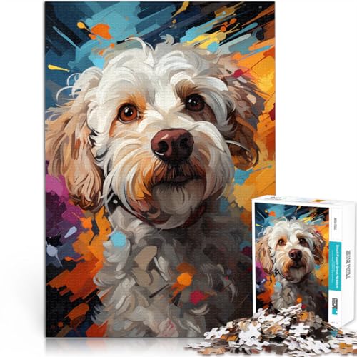 Puzzle für Erwachsene, 1000 Teile, Hunde, Lernpuzzle, 38x52cm, für Teenager ab 14 Jahren von SYUNFEI