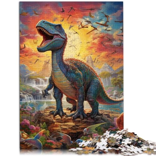 Puzzle für Erwachsene, 1000 Teile, Dinosaurierwelt-Spielzeug, Lernspiele, Stressabbau, 50 x 75 cm, für Teenager ab 14 Jahren von SYUNFEI