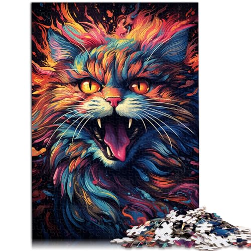 Puzzle für Erwachsene, 1000-teiliges Katzen-Puzzle – anspruchsvolles Spiel, 38x52 cm, anspruchsvolles, unterhaltsames Spiel für die ganze Familie Puzzle für Erwachsene, 1000-teiliges Katzen-Puzzle – anspruchsvolles Spiel, 38x52 cm, anspruchsvolles, unterhaltsames Spiel für die ganze Familie von SYUNFEI