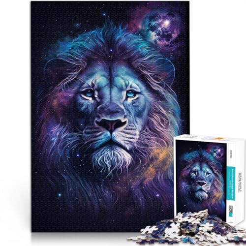Puzzle für Erwachsene, 1000 Teile, Weltraumlöwe, Lernpuzzle, Weihnachtspuzzle, Geschenke, 50 x 75 cm, für Teenager ab 14 Jahren Puzzle für Erwachsene, 1000 Teile, Weltraumlöwe, Lernpuzzle, Weihnachtspuzzle, Geschenke, 50 x 75 cm, für Teenager ab 14 Jahren von SYUNFEI