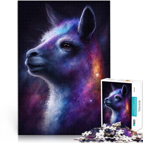 Puzzle für Erwachsene, 2000 Teile, Galaxie-Tier-Alpaka-Spiel, Spielzeug für die Familie, Geschenk, tolles Geschenk für Spiele, 27,56 x 39,37 Zoll, für Teenager ab 14 Jahren von SYUNFEI