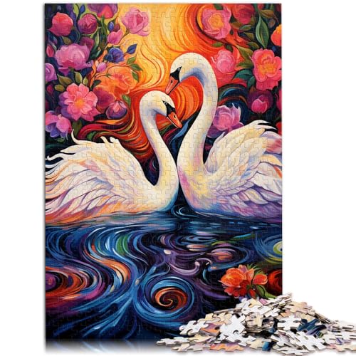 Puzzle für Erwachsene, 2000 Teile, Psychedelic Art Swan, Lernspiele für Zuhause, DIY-Spielzeug, tolle Geschenke für Weihnachten, 27,56 x 39,37 Zoll, für Teenager ab 14 Jahren Puzzle für Erwachsene, 2000 Teile, Psychedelic Art Swan, Lernspiele für Zuhause, DIY-Spielzeug, tolle Geschenke für Weihnachten, 27,56 x 39,37 Zoll, für Teenager ab 14 Jahren von SYUNFEI
