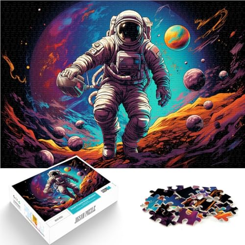 Puzzle für Erwachsene, 2000 Teile, Astronaut, buntes Universum, Denkspiel zur Heimdekoration,70x100cm, für Jugendliche ab 14 Jahren von SYUNFEI