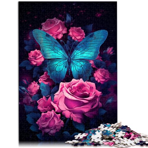Puzzle 2000 Teile für Erwachsene, Blaue Schmetterlinge und Blumen, Denkspiel, Wichtelgeschenke, 70 x 100 cm, für Teenager ab 14 Jahren Puzzle 2000 Teile für Erwachsene, Blaue Schmetterlinge und Blumen, Denkspiel, Wichtelgeschenke, 70 x 100 cm, für Teenager ab 14 Jahren von SYUNFEI