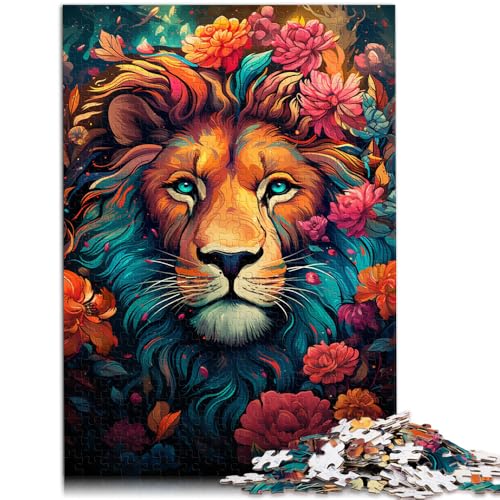 Puzzle für Erwachsene, 2000 Teile, Blumenlöwe, Denkspiel, 60 x 90 cm, EIN Kunstwerk für Teenager ab 14 Jahren Puzzle für Erwachsene, 2000 Teile, Blumenlöwe, Denkspiel, 60 x 90 cm, EIN Kunstwerk für Teenager ab 14 Jahren von SYUNFEI