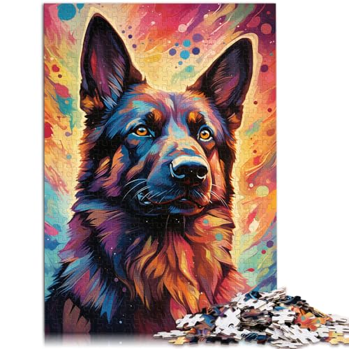 Puzzle für Erwachsene, 2000 Teile, Deutscher Schäferhund, Lernspielzeug, 27,56 x 39,37 Zoll, Zeitvertreib zu Hause für Teenager ab 14 Jahren von SYUNFEI