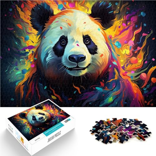Puzzle für Erwachsene, 2000 Teile, Farbzeichnung eines Fantasy-Pandas, Denkspiel, 27,56 x 39,37 Zoll, einzigartige Geburtstags Puzzle für Erwachsene, 2000 Teile, Farbzeichnung eines Fantasy-Pandas, Denkspiel, 27,56 x 39,37 Zoll, einzigartige Geburtstags von SYUNFEI