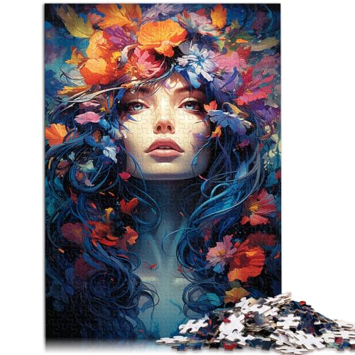 Puzzle für Erwachsene, 2000 Teile, Frau mit Blumen, Quizspiel, 27,56 x 39,37 Zoll, EIN Kunstwerk für Teenager ab 14 Jahren von SYUNFEI