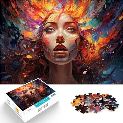 Puzzle für Erwachsene, 2000 Teile, Frauenkunst, Lernspielzeug, Familienspiele, 27,56 x 39,37 Zoll, tolles Geschenk für Spiele von SYUNFEI