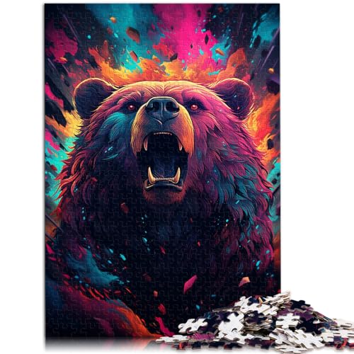 2000-teiliges Puzzle für Erwachsene, Malen, Bären-Puzzle, Lernspiele, Wanddekoration, einzigartige Geburtstags, 27,56 x 39,37 Zoll, für 14-Jährige 2000-teiliges Puzzle für Erwachsene, Malen, Bären-Puzzle, Lernspiele, Wanddekoration, einzigartige Geburtstags, 27,56 x 39,37 Zoll, für 14-Jährige von SYUNFEI