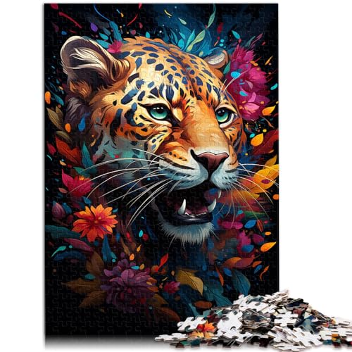 Puzzle für Erwachsene, 2000 Teile, Gepardenmuster, 27,56 x 39,37 Zoll, Teenager ab 14 Jahren von SYUNFEI