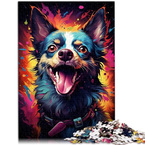 Puzzle für Erwachsene, 2000 Teile, Malen, Farbiger Chihuahua-Hund, Denkspiel, 27,56 x 39,37 Zoll, EIN Kunstwerk für Teenager ab 14 Jahren Puzzle für Erwachsene, 2000 Teile, Malen, Farbiger Chihuahua-Hund, Denkspiel, 27,56 x 39,37 Zoll, EIN Kunstwerk für Teenager ab 14 Jahren von SYUNFEI