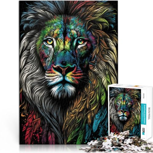 Puzzle für Erwachsene, 2000 Teile, Porträt eines schönen Löwen, Denkspiel, 70 x 100 cm, Künstlersammlung, Bildende Kunst Puzzle für Erwachsene, 2000 Teile, Porträt eines schönen Löwen, Denkspiel, 70 x 100 cm, Künstlersammlung, Bildende Kunst von SYUNFEI