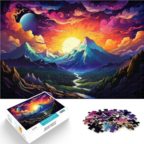 Puzzle für Erwachsene, 2000 Teile, Sonnenuntergangslandschaft, Puzzle für Lernspiele, Herausforderungsspielzeug, EIN Kunstwerk, 70 x 100 cm, für 14-Jährige Puzzle für Erwachsene, 2000 Teile, Sonnenuntergangslandschaft, Puzzle für Lernspiele, Herausforderungsspielzeug, EIN Kunstwerk, 70 x 100 cm, für 14-Jährige von SYUNFEI
