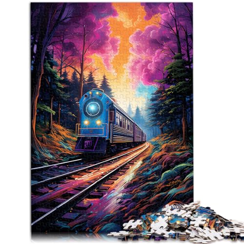 Puzzle für Erwachsene, 2000 Teile, Waldeisenbahn, Spielzeug, Denkspiel, 27,56 x 39,37 Zoll, gutes Geschenk für die ganze Familie, für Teenager ab 14 Jahren Puzzle für Erwachsene, 2000 Teile, Waldeisenbahn, Spielzeug, Denkspiel, 27,56 x 39,37 Zoll, gutes Geschenk für die ganze Familie, für Teenager ab 14 Jahren von SYUNFEI