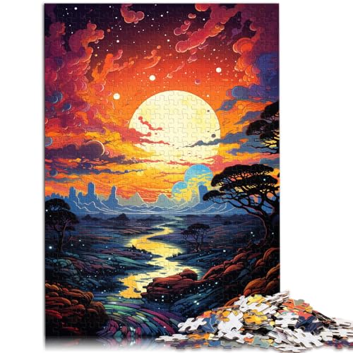 Puzzle für Erwachsene, 2000 Teile, magischer bunter Himmel, Spielzeug, Lernspiele, Stressabbau, 69 x 100 cm, ganze Familie Puzzle für Erwachsene, 2000 Teile, magischer bunter Himmel, Spielzeug, Lernspiele, Stressabbau, 69 x 100 cm, ganze Familie von SYUNFEI
