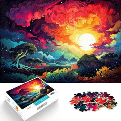 Puzzle für Erwachsene, 2000 Teile, schöne Berge, Spielzeug, Denkspiel, 27,56 x 39,37 Zoll, geeignet als Schreibtischdekoration von SYUNFEI