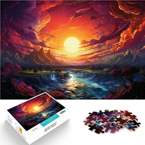 Puzzle 2000 Teile für Erwachsene, schöne Landschaft, ganze Familie, 70 x 100 cm, für 14-Jährige Puzzle 2000 Teile für Erwachsene, schöne Landschaft, ganze Familie, 70 x 100 cm, für 14-Jährige von SYUNFEI