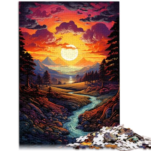 Puzzle für Erwachsene, 2000 Teile, verträumter Sonnenuntergang, Denkspiel, 27,56 x 39,37 Zoll, ganze Familie Puzzle für Erwachsene, 2000 Teile, verträumter Sonnenuntergang, Denkspiel, 27,56 x 39,37 Zoll, ganze Familie von SYUNFEI