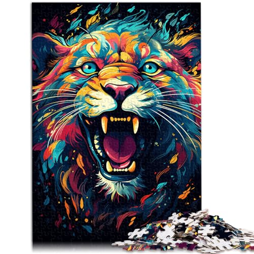 Puzzle für Erwachsene, 2000 Teile, wütender Löwe, Denkspiel, 27,56 x 39,37 Zoll, ganze Familie Puzzle für Erwachsene, 2000 Teile, wütender Löwe, Denkspiel, 27,56 x 39,37 Zoll, ganze Familie von SYUNFEI