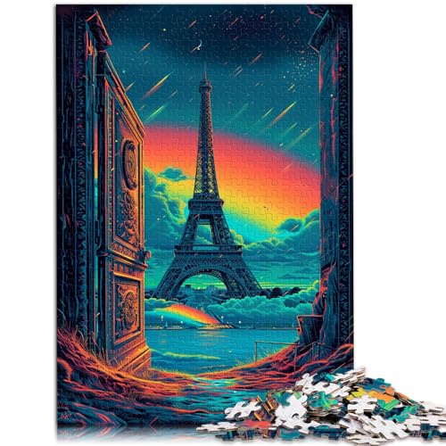 1000-teiliges Puzzle für Erwachsene, Frankreich, Eiffelturm, Entspannungsspiele, Wanddekoration, einzigartige Geburtstags, 50 x 75 cm, von SYUNFEI