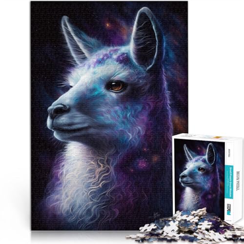Puzzle für Erwachsene, 2000 Teile, Galaxie-Tier, Alpaka, Heimdekoration, Puzzle-Spielzeug, tolle Geschenke und Spielzeuge, 27,56 x 39,37 Zoll, von SYUNFEI