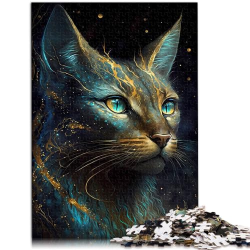 Puzzle für Erwachsene, 2000 Teile, Abessinierkatze, Entspannungsspiele, Herausforderung für die Gehirnintelligenz, süchtig machendes Spielzeug, 60 x 100 cm, für 14-Jährige von SYUNFEI