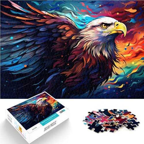 Puzzle für Erwachsene, 1000 Teile, Psychedelischer Adler, schwieriges Puzzle, Lernspiel für Geburtstag, Weihnachten,50x75cm, für 14-Jährige Puzzle für Erwachsene, 1000 Teile, Psychedelischer Adler, schwieriges Puzzle, Lernspiel für Geburtstag, Weihnachten,50x75cm, für 14-Jährige von SYUNFEI