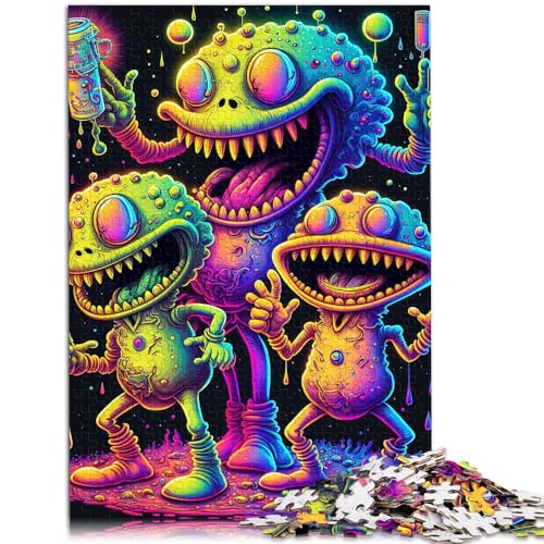 Puzzle für Erwachsene, 1000 Teile, Alien-Monster, Heimdekoration, Puzzle-Spielzeug, geeignet als Schreibtischdekoration, 50 x 75 cm, für Teenager ab 14 Jahren Puzzle für Erwachsene, 1000 Teile, Alien-Monster, Heimdekoration, Puzzle-Spielzeug, geeignet als Schreibtischdekoration, 50 x 75 cm, für Teenager ab 14 Jahren von SYUNFEI