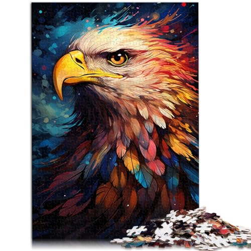 Puzzle für Erwachsene, 1000 Teile, Aquarellmalerei, Adler-Puzzlespiel, Lernspiel für Geburtstag, Weihnachten, 19,7 x 29,5 Zoll Puzzle für Erwachsene, 1000 Teile, Aquarellmalerei, Adler-Puzzlespiel, Lernspiel für Geburtstag, Weihnachten, 19,7 x 29,5 Zoll von SYUNFEI