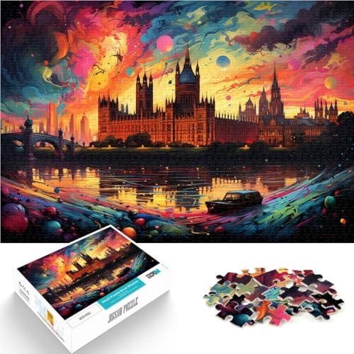 Puzzle für Erwachsene mit 1000 Teilen, Architekturmalerei, Denkspiel, einzigartiges Geburtstags, 26x38cm, für 14-Jährige Puzzle für Erwachsene mit 1000 Teilen, Architekturmalerei, Denkspiel, einzigartiges Geburtstags, 26x38cm, für 14-Jährige von SYUNFEI