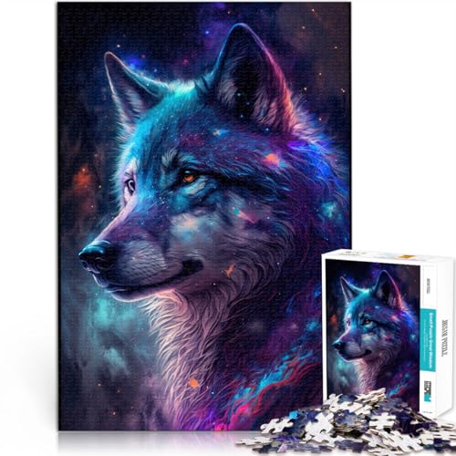 Puzzle 1000 Teile für Erwachsene Art Galaxy Wolf Puzzle Lernspiele Lernspiel für Geburtstag, Weihnachten 10,27 Zoll x 14,96 Zoll für Teenager ab 14 Jahren Puzzle 1000 Teile für Erwachsene Art Galaxy Wolf Puzzle Lernspiele Lernspiel für Geburtstag, Weihnachten 10,27 Zoll x 14,96 Zoll für Teenager ab 14 Jahren von SYUNFEI