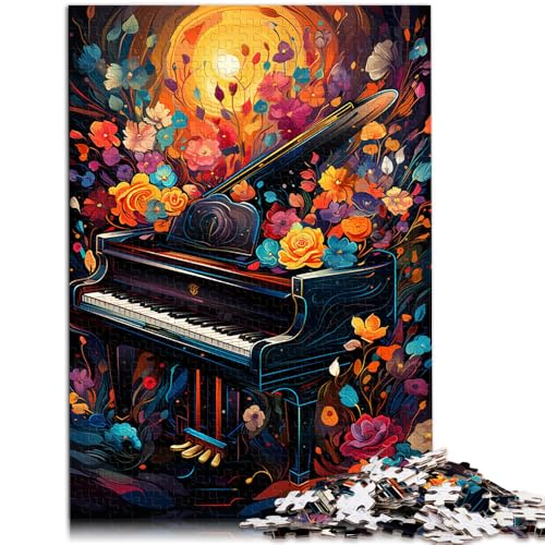 Puzzle für Erwachsene, Art Piano-Puzzles für Erwachsene, 1000 Teile, 14,96 Zoll x 20,47 Zoll, Kartonpuzzles für Erwachsene und Familien, Lernspiele für zu Hause, DIY-Spielzeug von SYUNFEI