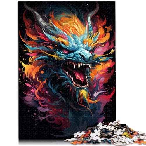 1000-teiliges Puzzle für Erwachsene, Asiatisches Drachenpuzzle, praktisches Spiel, Lernspiel für Geburtstag, Weihnachten, 19,7 x 29,5 Zoll, für Teenager ab 14 Jahren 1000-teiliges Puzzle für Erwachsene, Asiatisches Drachenpuzzle, praktisches Spiel, Lernspiel für Geburtstag, Weihnachten, 19,7 x 29,5 Zoll, für Teenager ab 14 Jahren von SYUNFEI