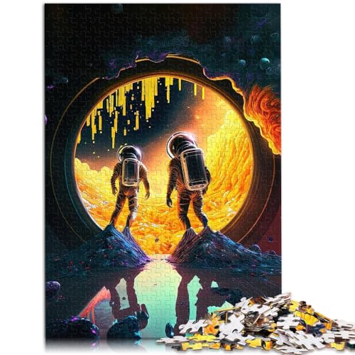Puzzle 2000 Teile für Erwachsene, Astronauten-Denkspiel, Spaß für zu Hause, Geburtstagsgeschenk, Reisegeschenk, 27,56 x 39,37 Zoll Puzzle 2000 Teile für Erwachsene, Astronauten-Denkspiel, Spaß für zu Hause, Geburtstagsgeschenk, Reisegeschenk, 27,56 x 39,37 Zoll von SYUNFEI