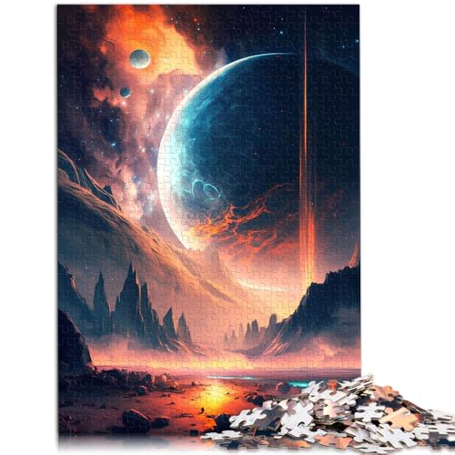 1000-teiliges Puzzle für Erwachsene, Aurora Symphony Landscape Puzzle als Geschenk, Analyse und Logik,50x75cm, für Teenager ab 14 Jahren von SYUNFEI