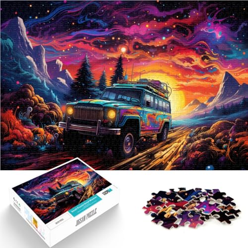 Puzzle für Erwachsene, 1000 Teile, Autos, Spielzeug, Denkspiel, Familienspiel, Stressabbau, schwieriges Herausforderungspuzzle, 10,27 Zoll x 14,96 Zoll von SYUNFEI