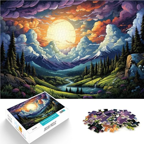 Puzzle für Erwachsene, 2000 Teile, Berge der Karpaten, Spielzeug, Lernspiele, Stressabbau, gutes Geschenk, 70x100 cm, für 14-Jährige von SYUNFEI