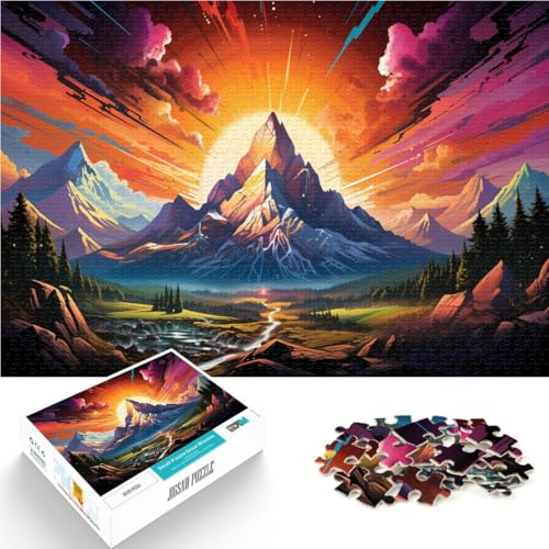 Puzzle für Erwachsene, 1000 Teile, Berge der Sierra Nevada, Lernspiel, Herausforderungsspielzeug, 14,96 x 20,47 Zoll Puzzle für Erwachsene, 1000 Teile, Berge der Sierra Nevada, Lernspiel, Herausforderungsspielzeug, 14,96 x 20,47 Zoll von SYUNFEI