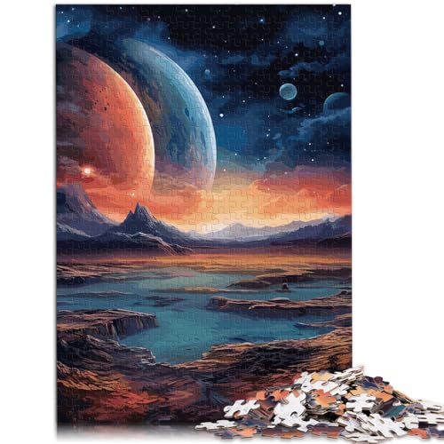 2000-teiliges Puzzle für Erwachsene, Berge und Planeten, Lernspiele, Heimdekoration, Puzzle, Gedächtnis verbessern, 27,56 x 39,37 Zoll von SYUNFEI