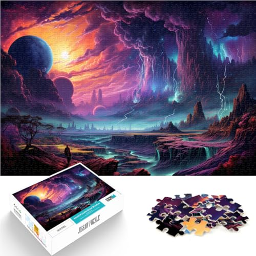 Puzzle für Erwachsene, 2000 Teile, Bezauberndes Landschaftspuzzlespiel, Weihnachtswunschliste mit Weihnachtsmann, 70 x 100 cm, für Teenager ab 14 Jahren von SYUNFEI